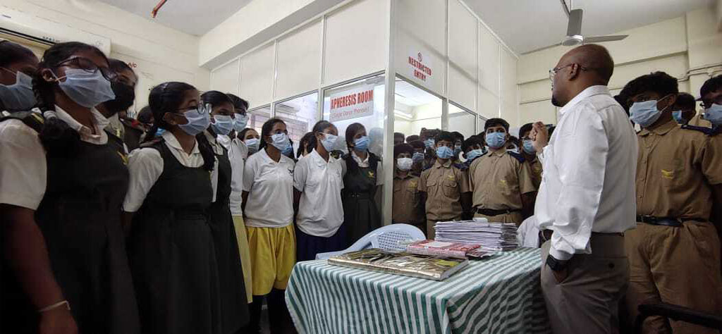 Educational Visit to Blood Bank – RIMS, Kadapa