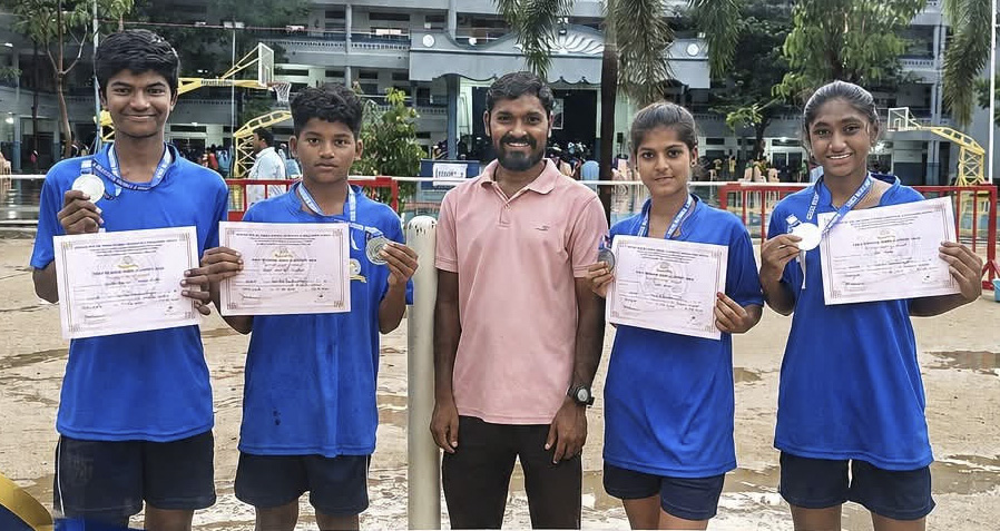 HPS Kadapa Wins Silver at CISCE Regional Kho-Kho Championship