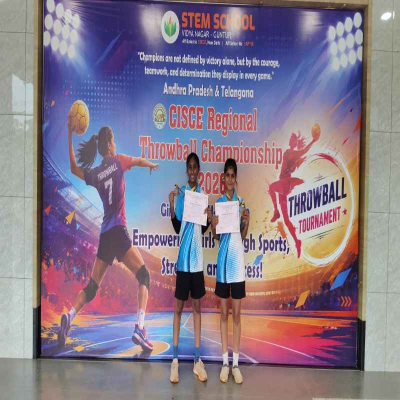 HPS Kadapa Students Shine at ICSE Regional Throwball Tournament 2026