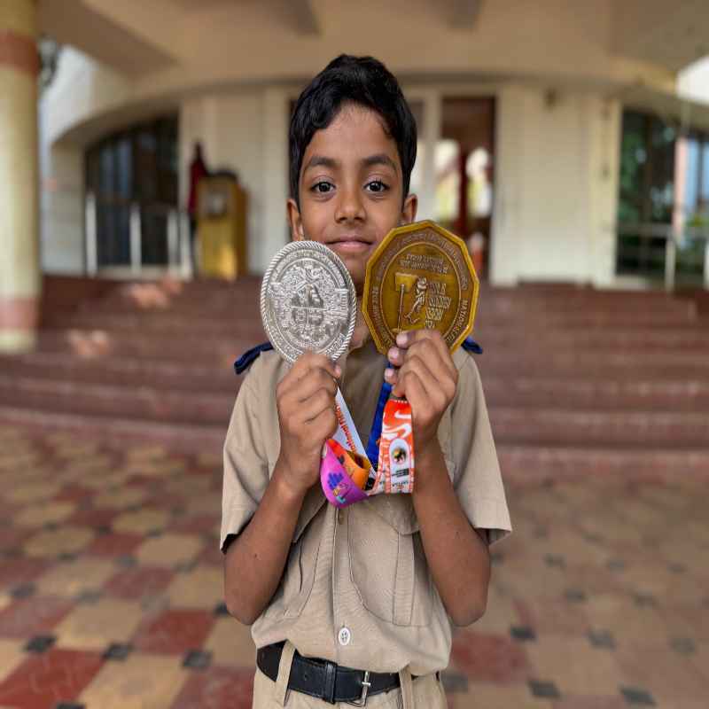 HPS Kadapa Student Wins Two National Medals in Field Indoor Archery