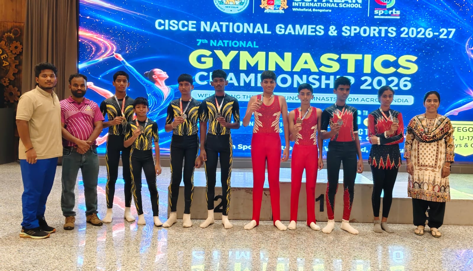 HPSK Gymnasts Win 13 Medals at ICSE Gymnastics Nationals